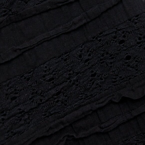 Free People Shailee Lace Slip‎ Mini Dress Black Women M - Picture 9 of 12